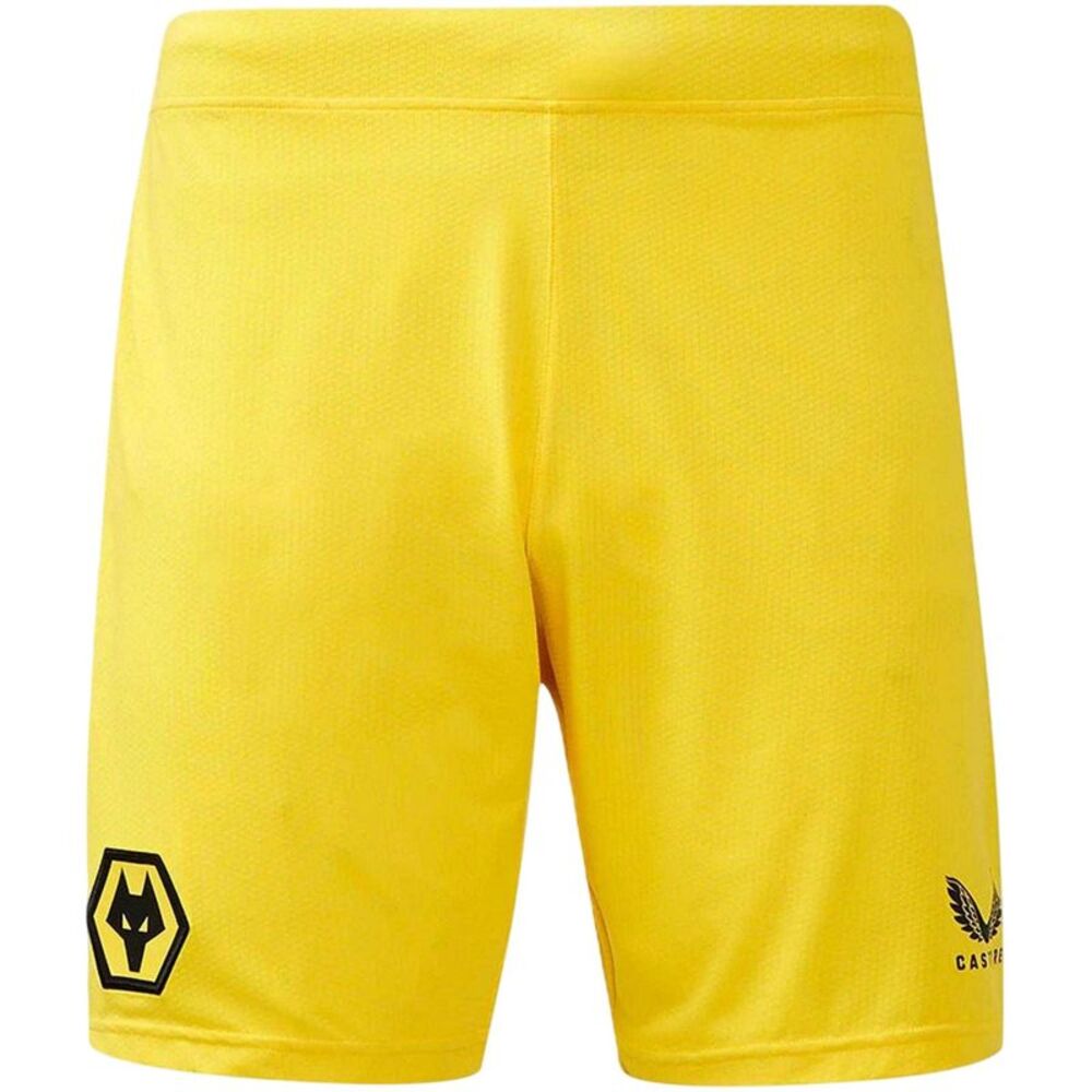 Castore Mens Wolves Goalkeeper Shorts / Blazing Yellow